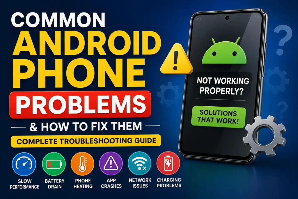 Common Android phone problems and how to fix them