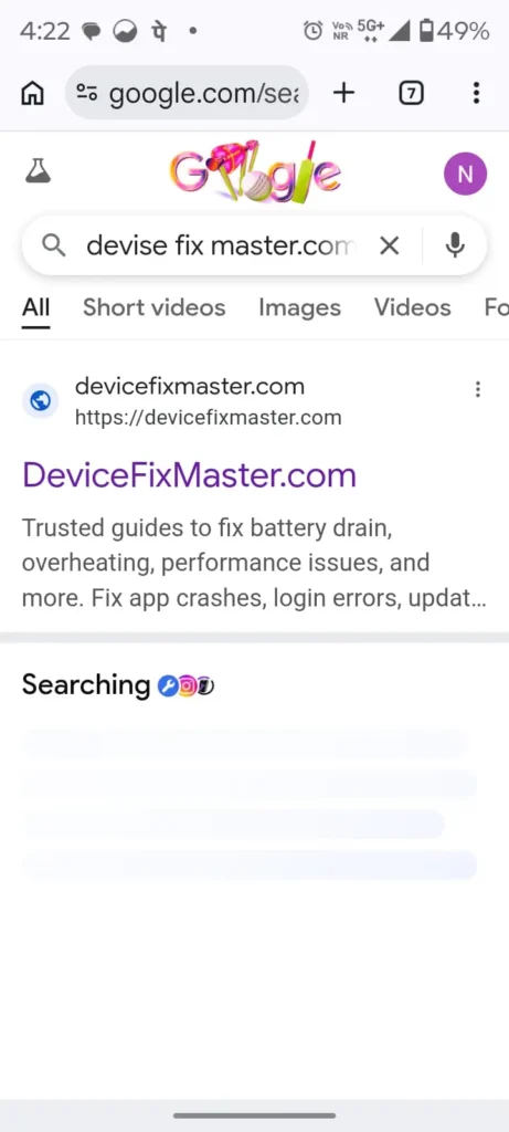 mobile data on but internet not working on android phone