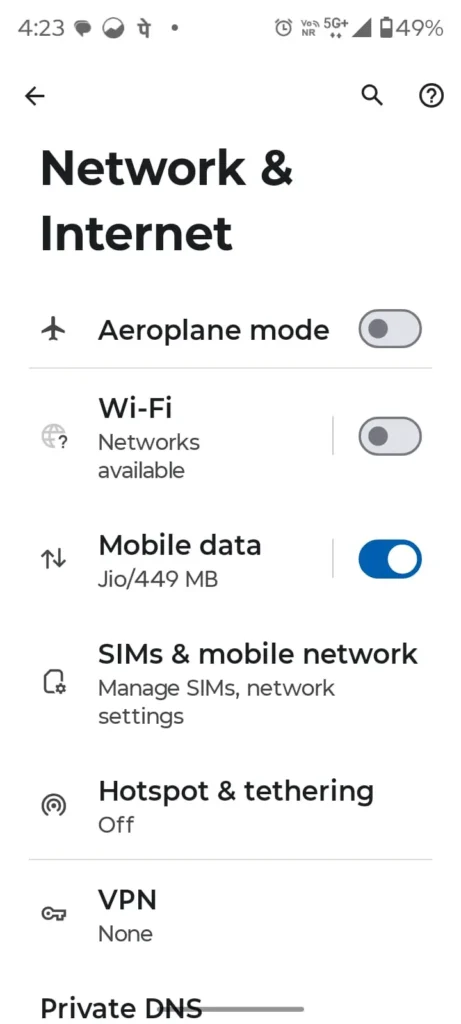 how to reset apn settings on android phone