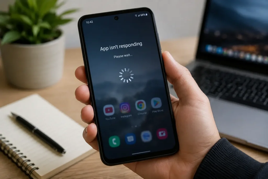 Android phone keeps freezing and lagging