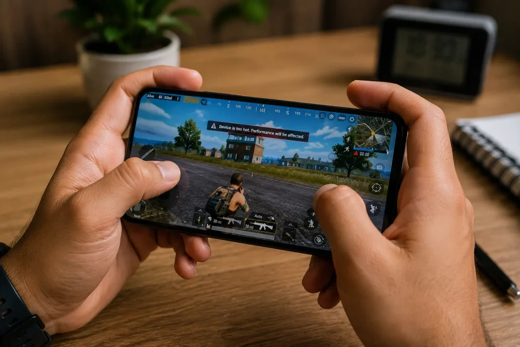 Android phone overheating and becoming slow during heavy use