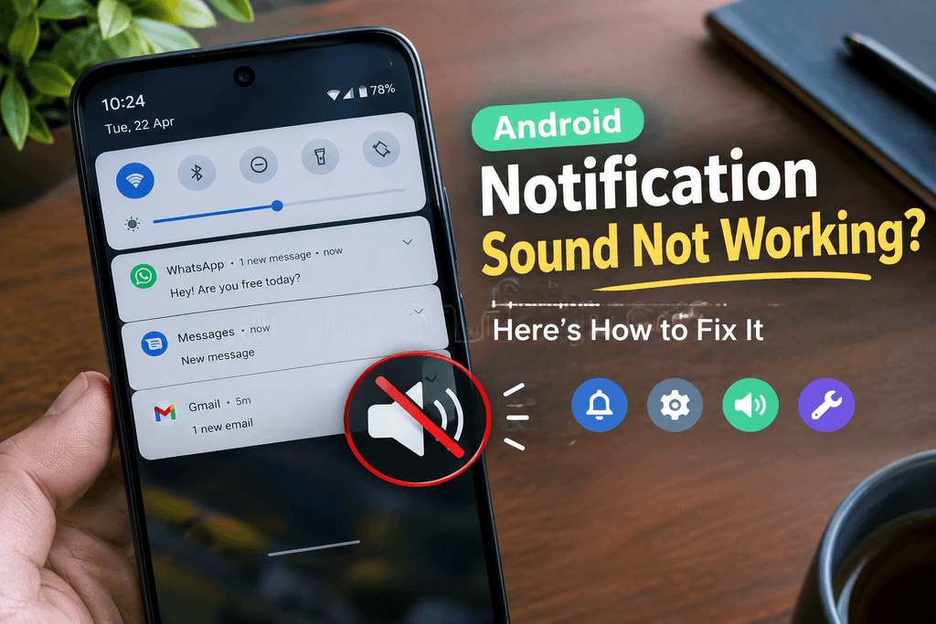Android notification sound not working on a smartphone